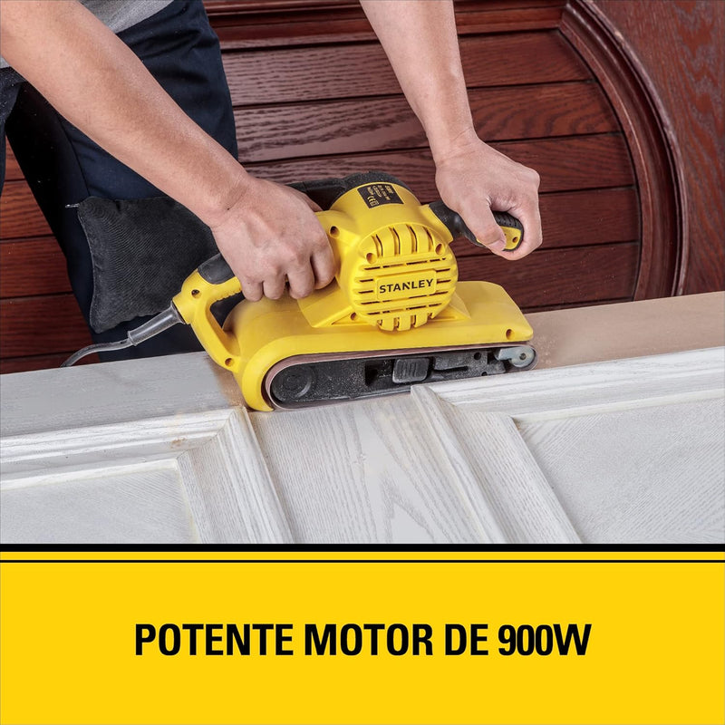 STANLEY Lixadeira de Cinta de 3 Pol. x 21 Pol. (75mm x 533mm) 900W 220V SB90