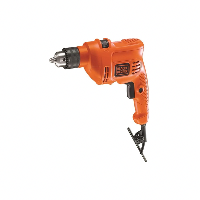 Black Decker Furadeira de Impacto 10mm, Ferramenta Ideal para Trabalhos Pesados, Potência 560W, Modelo TM500, 110V