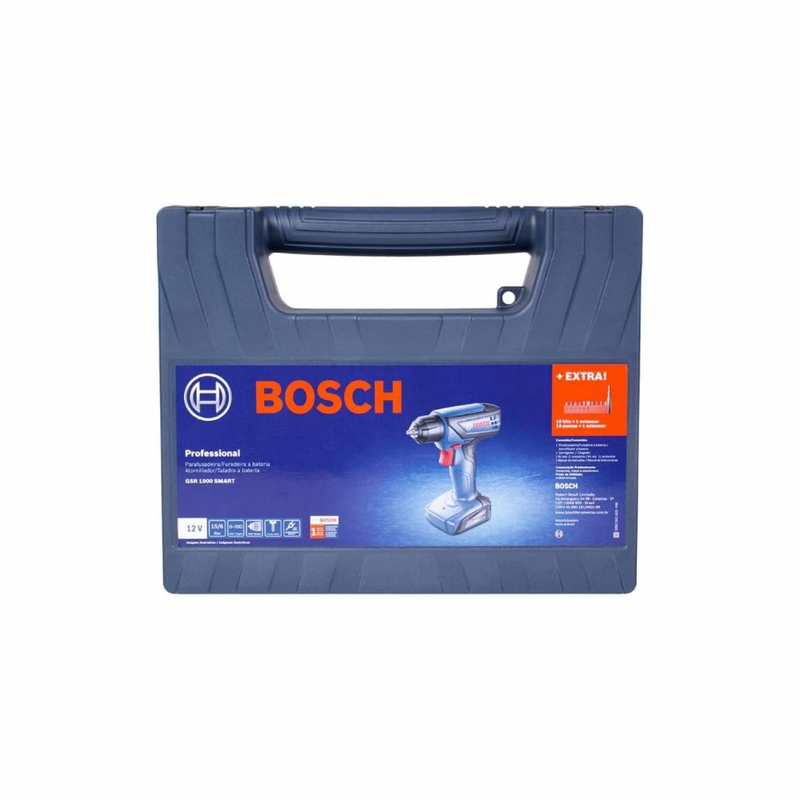 Parafusadeira Bosch GSR 1000 Smart, Com Acessórios, 12 Volts